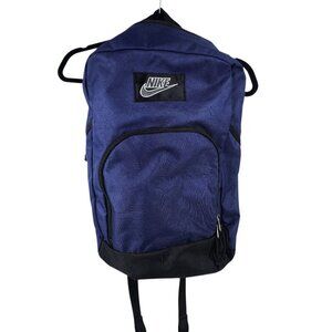 Nike Backpack Unisex OS Blue Vintage 90s School Bag Sporty